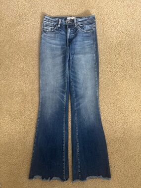 Women's High Rise Flare Jeans - Kan Kan Signature - 27x32